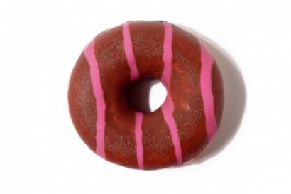 Raspberry donut